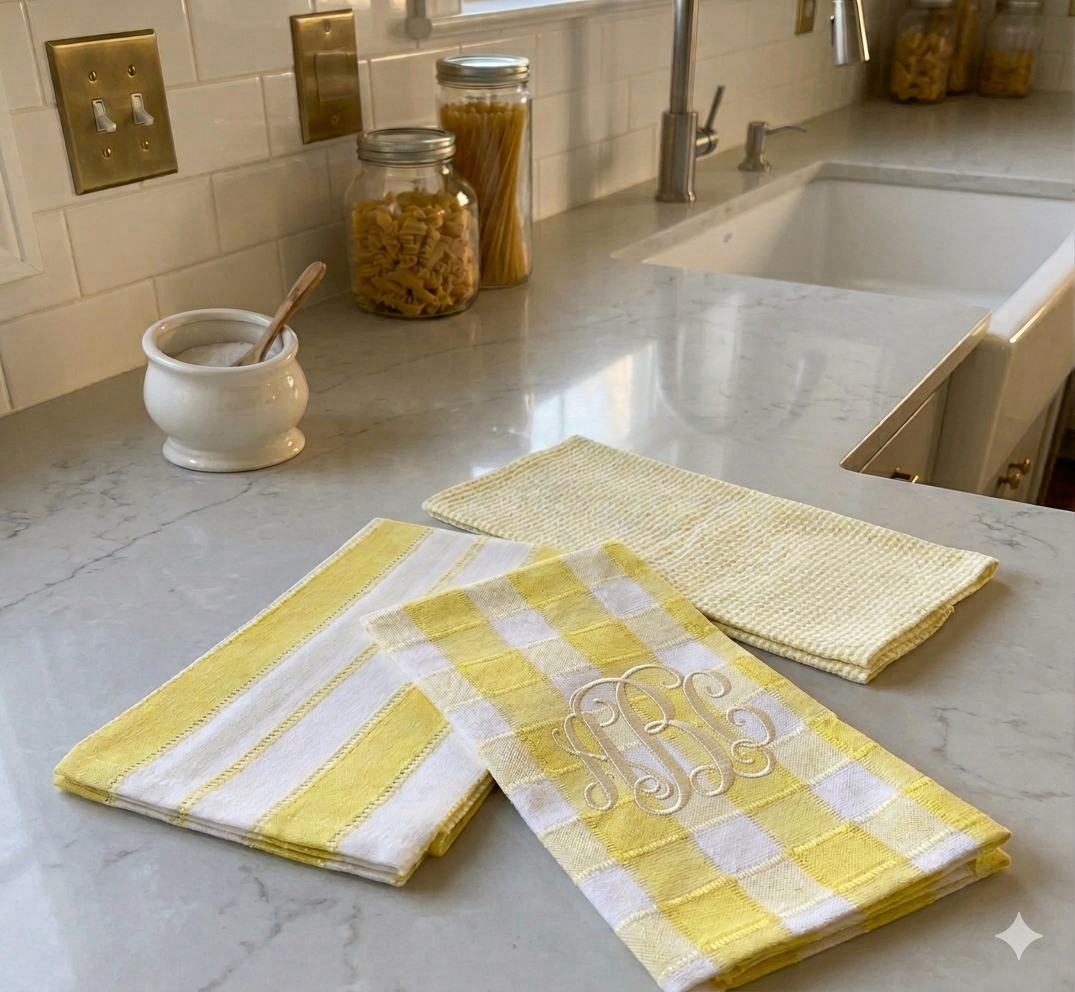 Yellow Dish Towel