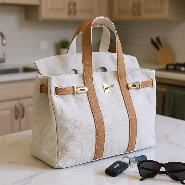 The Lux Signature Tote- Short Handle