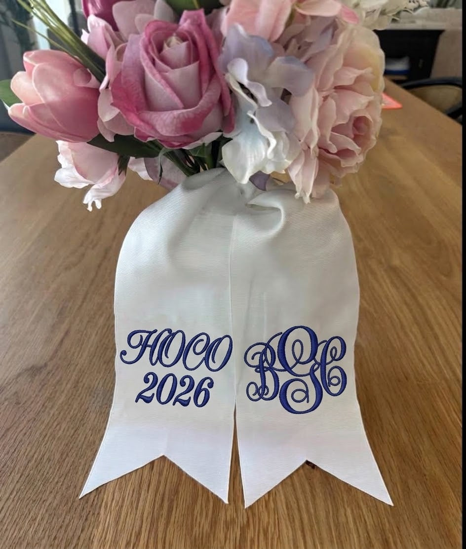 Homecoming Bouquet Ribbon