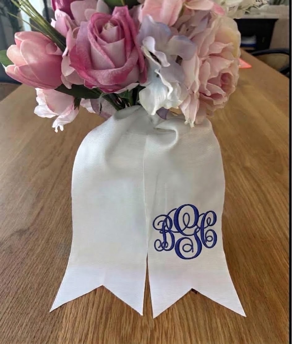 One Side Homecoming Bouquet Ribbon