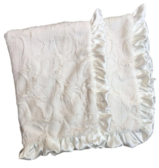 Classic Ivory Luxe Baby Blanket