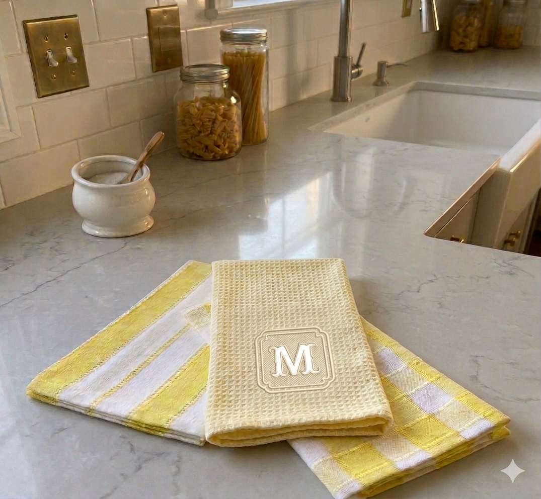 Yellow Dish Towel