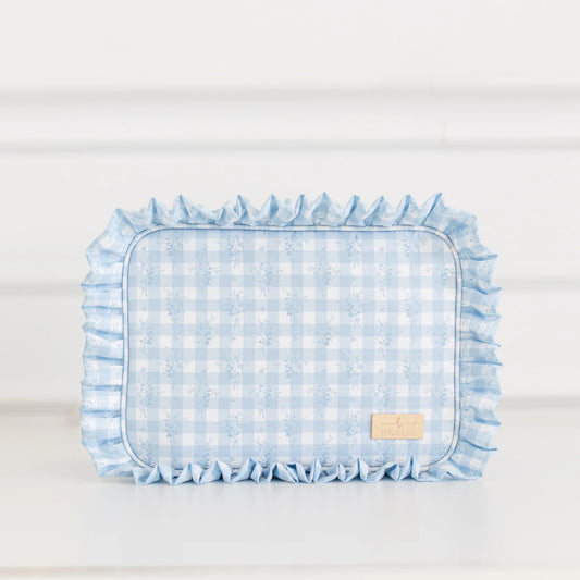 Ruffled Nylon- XL Pouch