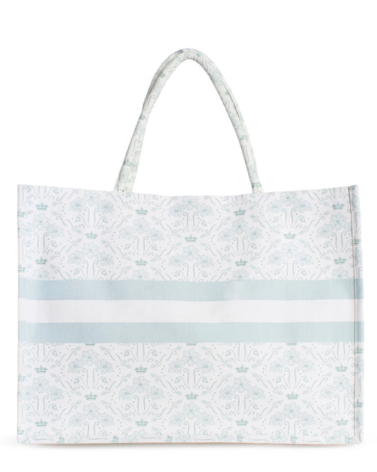 Royal Turnbridge Classic Tote White/Blue