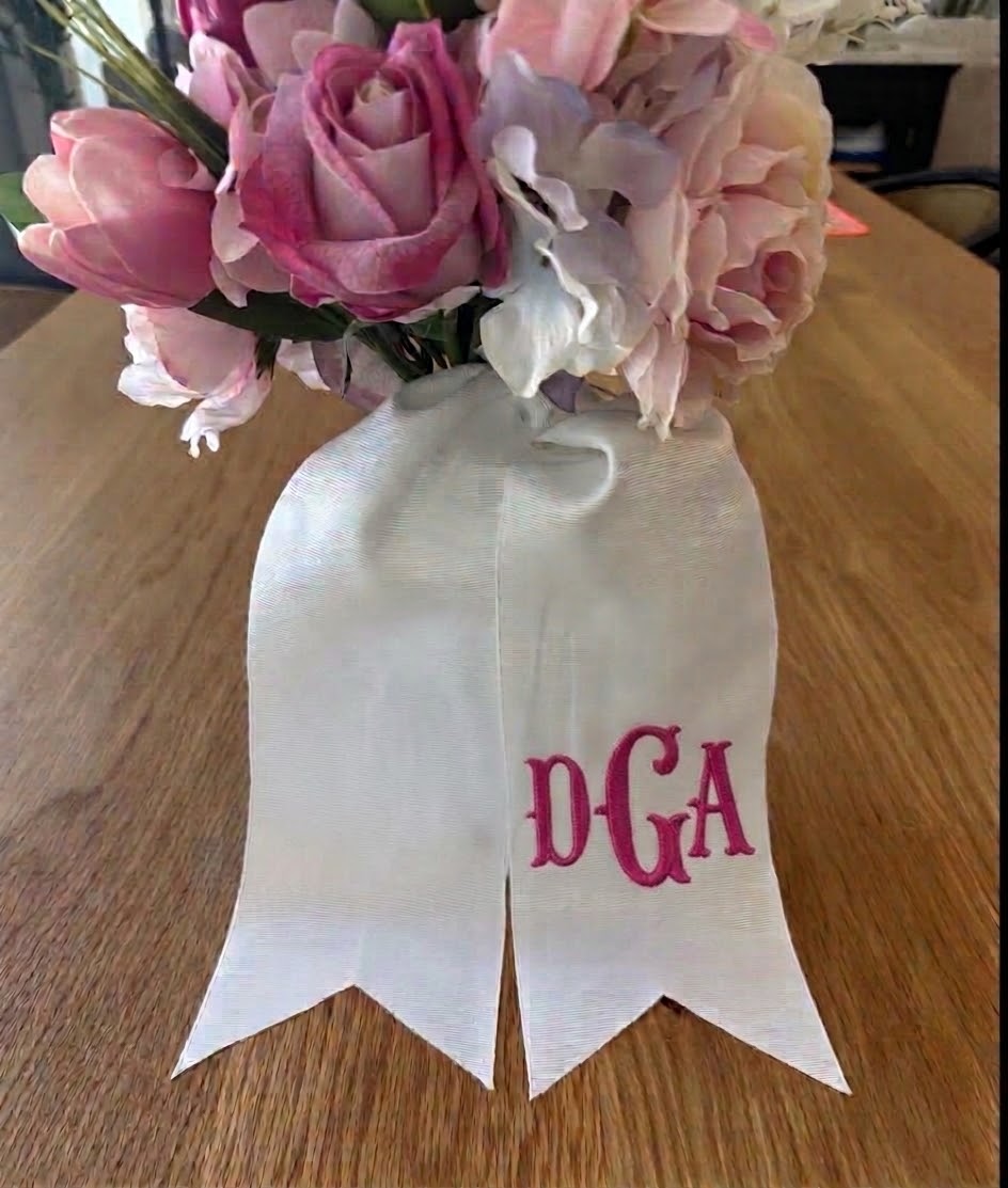 One Side Homecoming Bouquet Ribbon