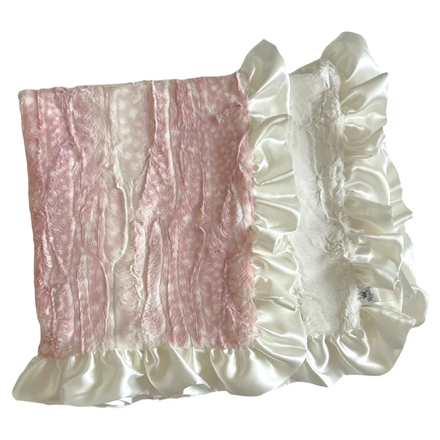 Sweet Pink Fawn Luxe Blanket
