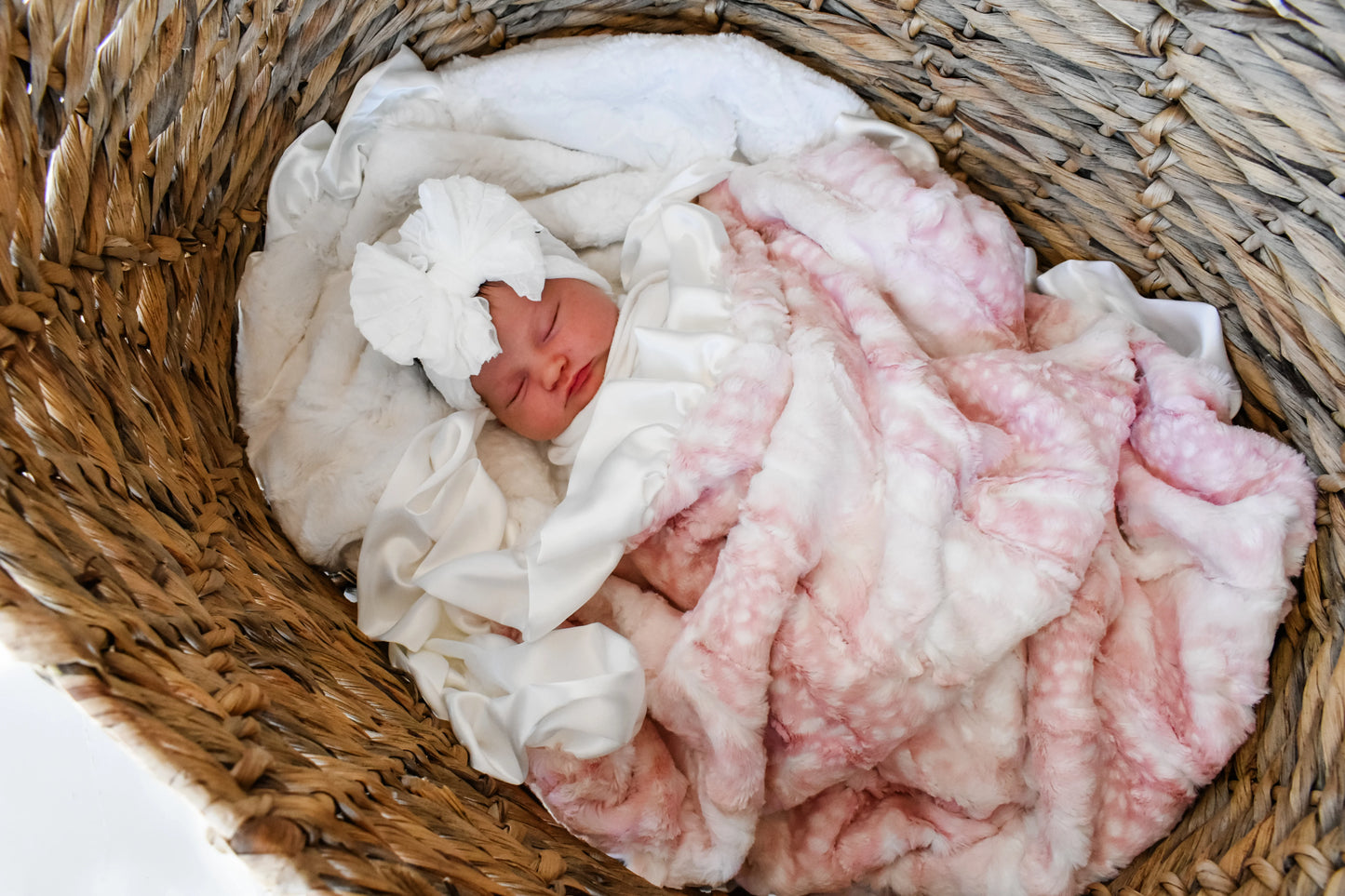 Sweet Pink Fawn Luxe Blanket