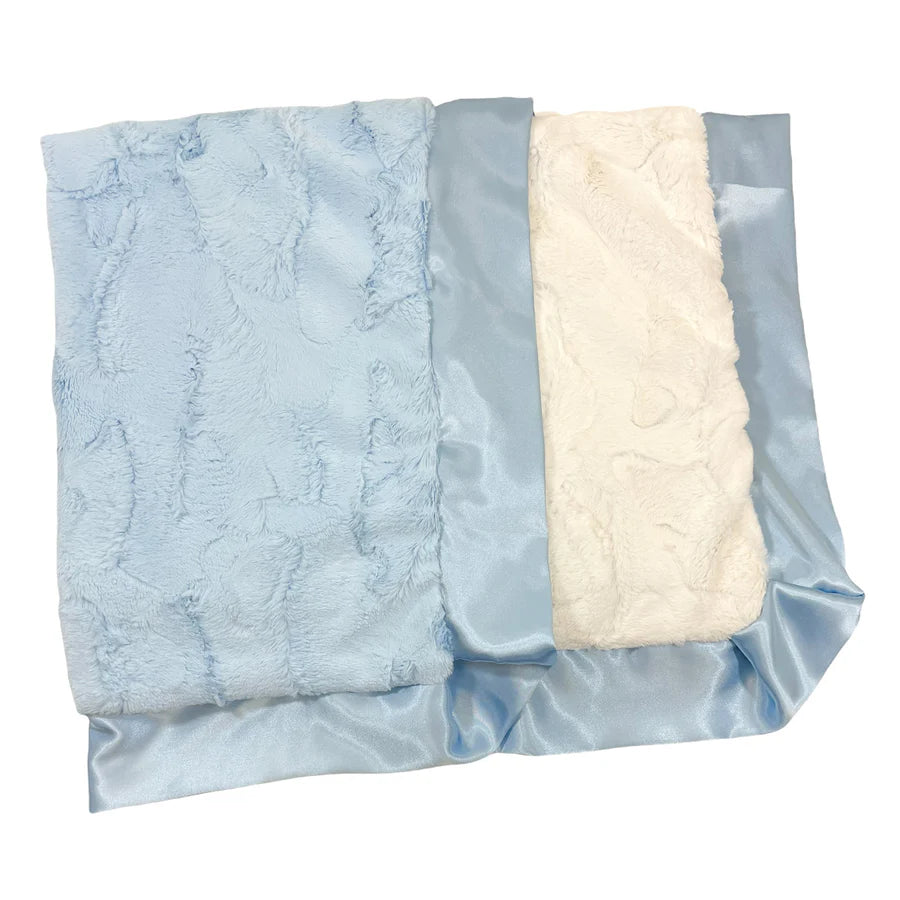 Classic Baby Blue Luxe Blanket